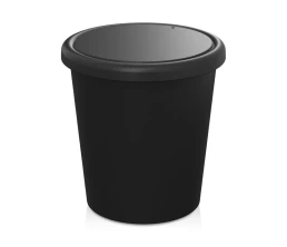 Americano® Piccolo кружка объемом 100 мл с крышкой - сплошной черный