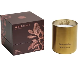 Ароматическая свеча Wellmark «Quiet Rebellion» - Золотой