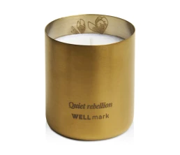 Ароматическая свеча Wellmark «Quiet Rebellion» - Золотой