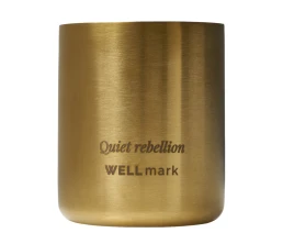 Ароматическая свеча Wellmark «Quiet Rebellion» - Золотой