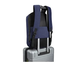 Рюкзак Luma для ноутбука с диагональю экрана 15 дюймов с защитой от кражи объемом 10 л из материала, переработанного по стандарту GRS - Синий Navy