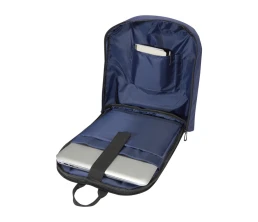 Рюкзак Luma для ноутбука с диагональю экрана 15 дюймов с защитой от кражи объемом 10 л из материала, переработанного по стандарту GRS - Синий Navy