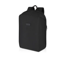 Рюкзак Luma для ноутбука с диагональю экрана 15 дюймов с защитой от кражи объемом 10 л из материала, переработанного по стандарту GRS - сплошной черный