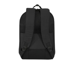 Рюкзак Luma для ноутбука с диагональю экрана 15 дюймов с защитой от кражи объемом 10 л из материала, переработанного по стандарту GRS - сплошной черный