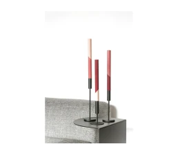 Originalhome Eden диагональные свечи - набор из 3 штук - Красный