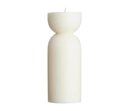 Originalhome органическая свеча - средняя - Белый