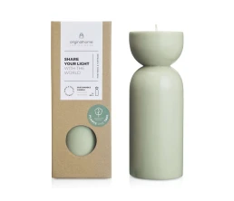 Originalhome органическая свеча - средняя - Зеленый яркий