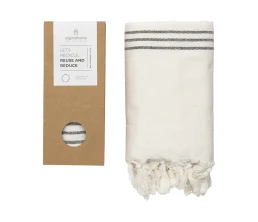 Originalhome плед 3-в-1 из переработанных материалов - 85 x 175 см - Белый