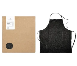 Originalhome фартук из переработанных материалов - сплошной черный