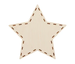 Шкатулка из фанеры в виде звезды 