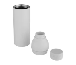 Illuminate бутылка-термос для воды с двойными стенками объемом 650 мл из переработанной нержавеющей стали, сертифицированной по стандарту RCS - Белый