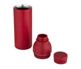 Illuminate бутылка-термос для воды с двойными стенками объемом 650 мл из переработанной нержавеющей стали, сертифицированной по стандарту RCS - Красный