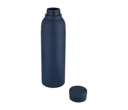 Illuminate бутылка-термос для воды с двойными стенками объемом 650 мл из переработанной нержавеющей стали, сертифицированной по стандарту RCS - Синий Navy