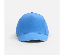 Бейсболка Classic 2.0, синяя с белым кантом