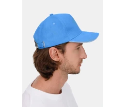 Бейсболка Classic 2.0, синяя с белым кантом