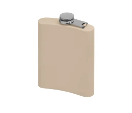 Фляжка 240 мл Remarque soft touch, 304 сталь, бежевый