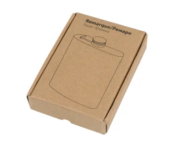 Фляжка 240 мл Remarque soft touch, 304 сталь, бургунди