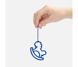 Подвеска «Лошадка-качалка», 3D-печать, синяя