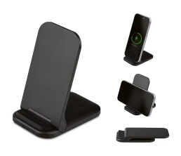 Беспроводное зарядное устройство «Foldy», 15 Вт, черный
