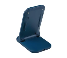 Беспроводное зарядное устройство «Foldy», 15 Вт, темно-синий