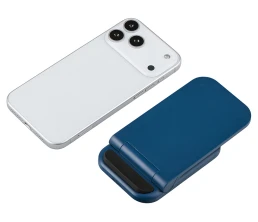 Беспроводное зарядное устройство «Foldy», 15 Вт, темно-синий