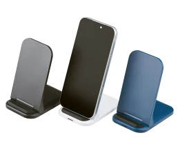 Беспроводное зарядное устройство «Foldy», 15 Вт, темно-синий