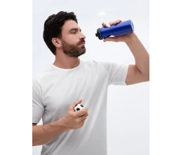 Бутылка с антистрессом Footballer, синяя