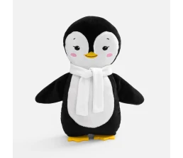 Мягкая игрушка Beastie Toys, пингвиненок с белым шарфом