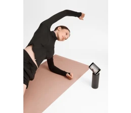 Термобутылка Magnus с магнитным держателем для телефона, черная