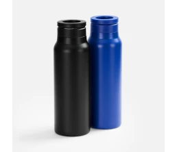 Термобутылка Magnus с магнитным держателем для телефона, черная