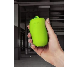 Охлаждающее полотенце Narvik в силиконовом чехле, зеленое яблоко