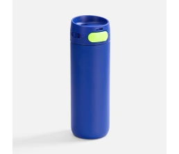 Термостакан X1 с цветной кнопкой, синий с желтым