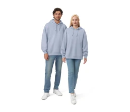 Толстовка с капюшоном оверсайз «Lisbon» унисекс, небесно-голубой