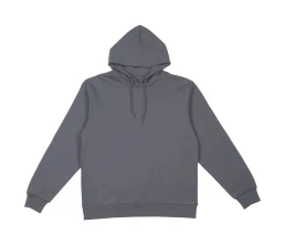 Толстовка с капюшоном оверсайз «Lisbon» унисекс, темно-серый