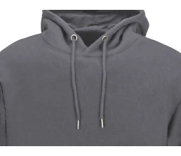 Толстовка с капюшоном оверсайз «Lisbon» унисекс, темно-серый