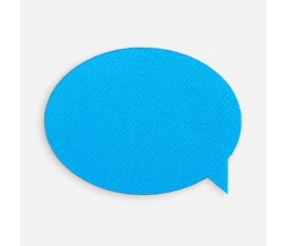 Наклейка тканевая Lunga Bubble, M, голубая