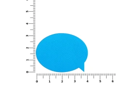 Наклейка тканевая Lunga Bubble, M, голубая