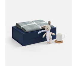 Коробка складная RealBig Fold, темно-синяя