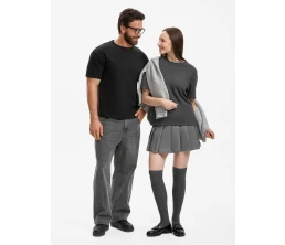 Футболка унисекс Durington, черная