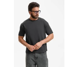 Футболка унисекс Durington, темно-серая (графит)