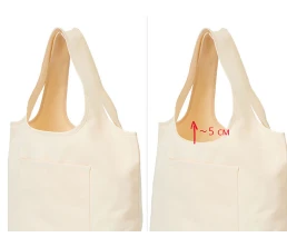 Сумка-шоппер «Revest Long» из переработанного хлопка 320 г/м2