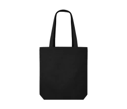 Сумка на молнии Zipper  Neo из хлопка 280 г c карманом на молнии спереди, черный