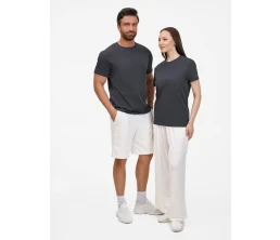 Футболка унисекс T-Bolka 200, темно-серая (графит)