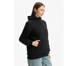 Худи унисекс оверсайз Daylero, черное