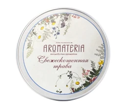 Набор: платок «Русский полевой букет» и свеча «Цветы и травы»