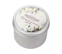 Набор: платок «Русский полевой букет» и свеча «Цветы и травы»