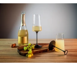 Хрустальный бокал для игристого вина на магните Trebonn SplitGlass, 2 шт, 320 мл