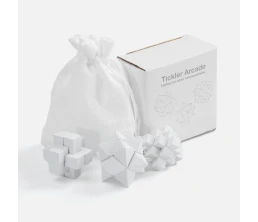 Набор из 3 головоломок Tickler Arcade, белый