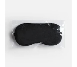 Двухстороняя маска для сна Veluto, черная