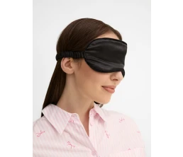 Двухстороняя маска для сна Veluto, черная